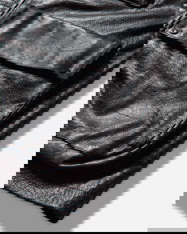 Яке C.P. Company Slam Jam Leather Mille Jacket with Goggle Hood Черно | 19CSOW700S 001, 7