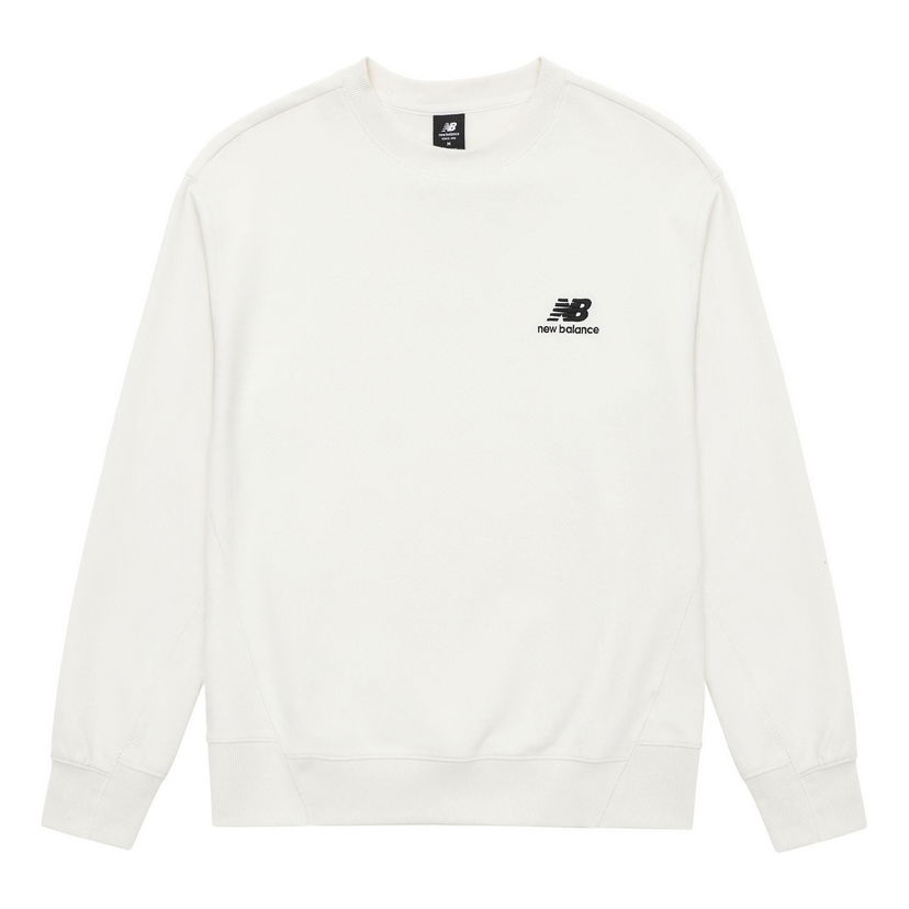 Пуловер New Balance Men's Classic Logo Sweatshirt Бяло | AMT31326-CIC