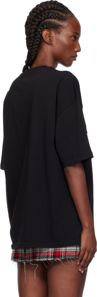 Тениска AMIRI Amiri Club Oversized T-Shirt Черно | AMJYTE1243, 2