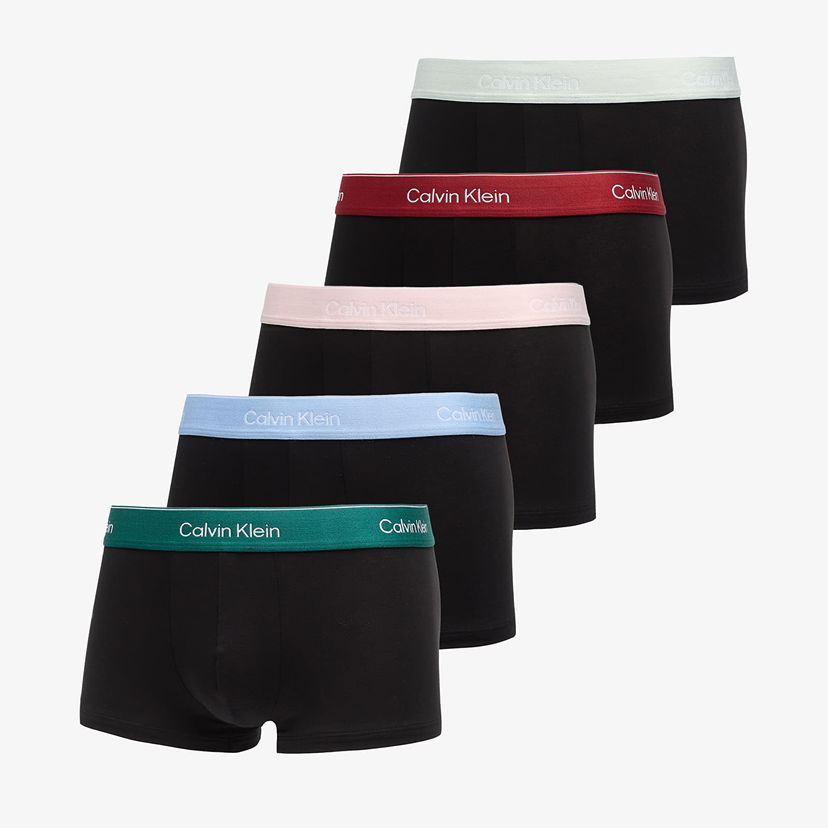 Боксерки CALVIN KLEIN Icon Catton Stretch Low Rise Trunk 5-Pack Multicolor Черно | LV00NB4390 2WH