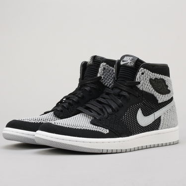 Кецове и обувки Jordan Air Jordan 1 Retro High OG Flyknit "Shadow" GS Черно | 919702-003, 1