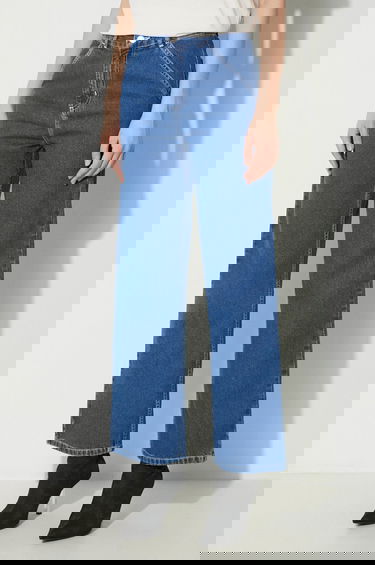 Дънки Carhartt WIP High Waist Wide Leg Simple Pant Синьо | I031924.106, 3