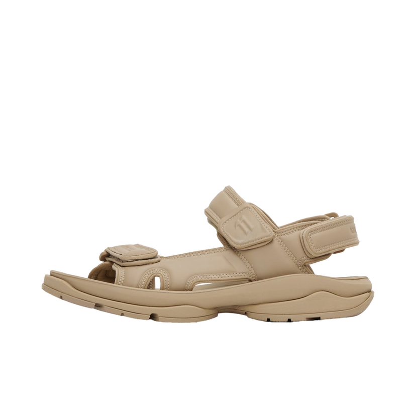 Кецове и обувки Balenciaga Faux-Leather Tourist Sandals "Taupe" Бежово | 738613-W2CDA-2000