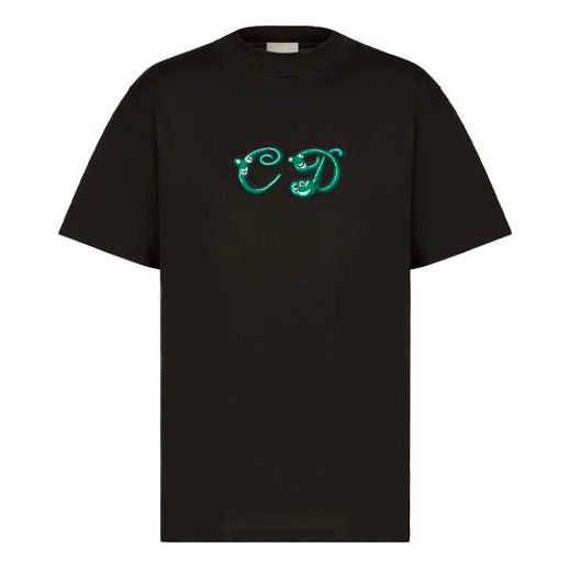 Тениска Dior DIOR x KENNY SCHARF Knit T-Shirt Черно | 193J649A0677-C986