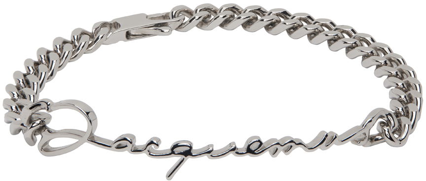 Гривна Jacquemus Le Papier 'La Gourmette' Bracelet Сиво | 22H223JW332-5845, 0