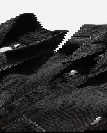 Риза OAMC Dyed Distressed Denim Shirt with Chest Pocket Черно | OAF5MS14AP-TE714 999, 3