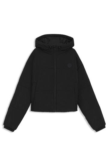 Relaxed-fit water-repellent padded jacket with bubble shape