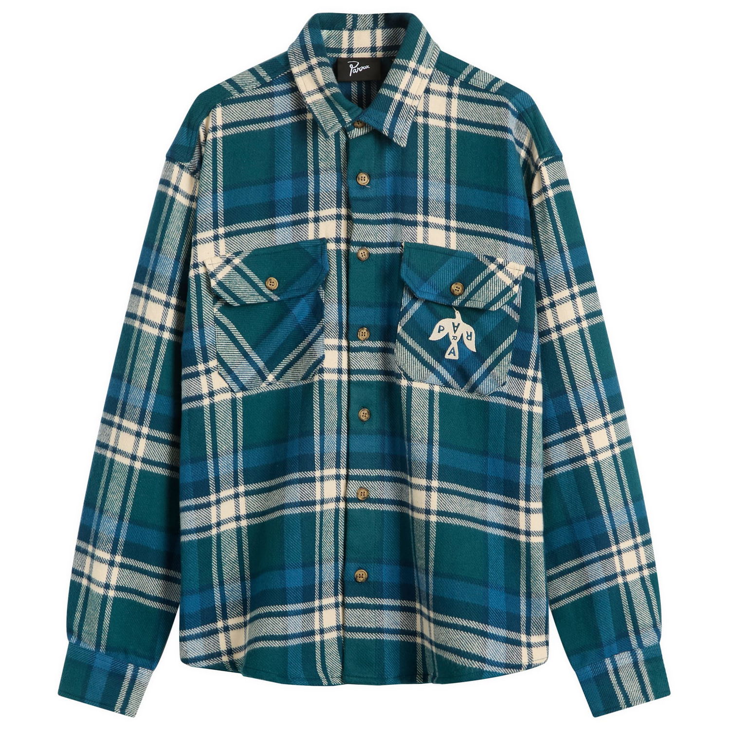 Риза By Parra Crow Flannel Shirt Зелено | 54330-PGN, 1
