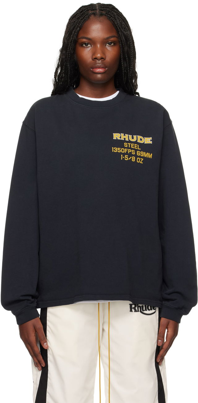 Long Sleeve Rhude Steel T-shirt