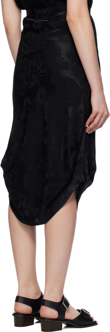 Пола Maison Margiela Floral Midi Skirt Черно | S52ME0025 M35471, 2