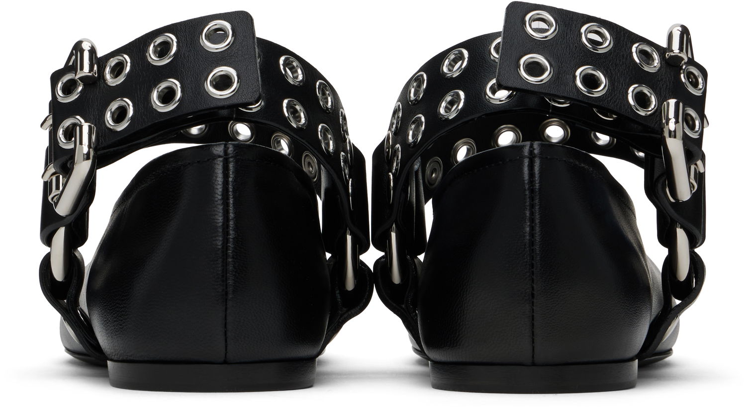 Кецове и обувки Alaïa ALAÏA Biker Ballerina Flats Черно | AA3A041CK290, 1