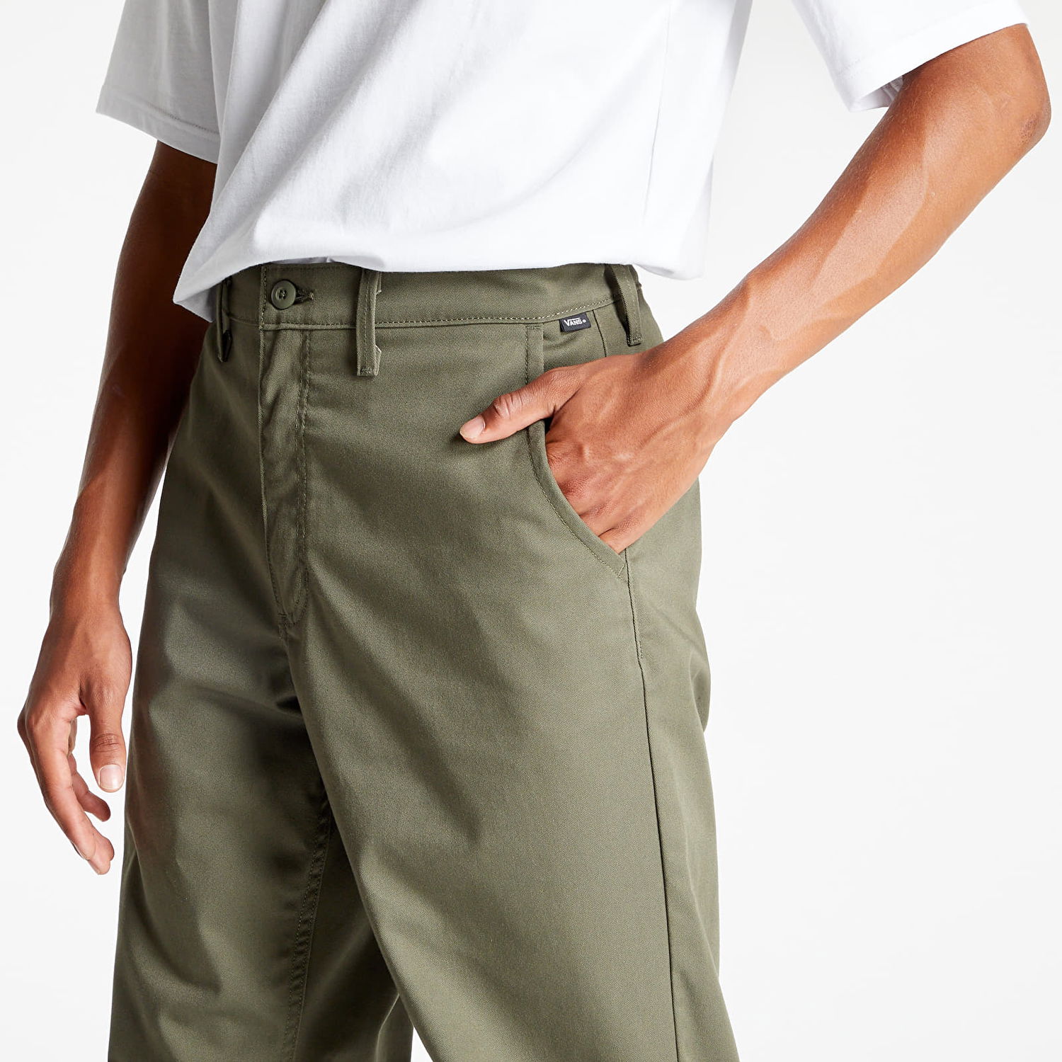 Панталони Vans Authentic Chino Loose Pant Зелено | VN0A5FJBKCZ1, 1