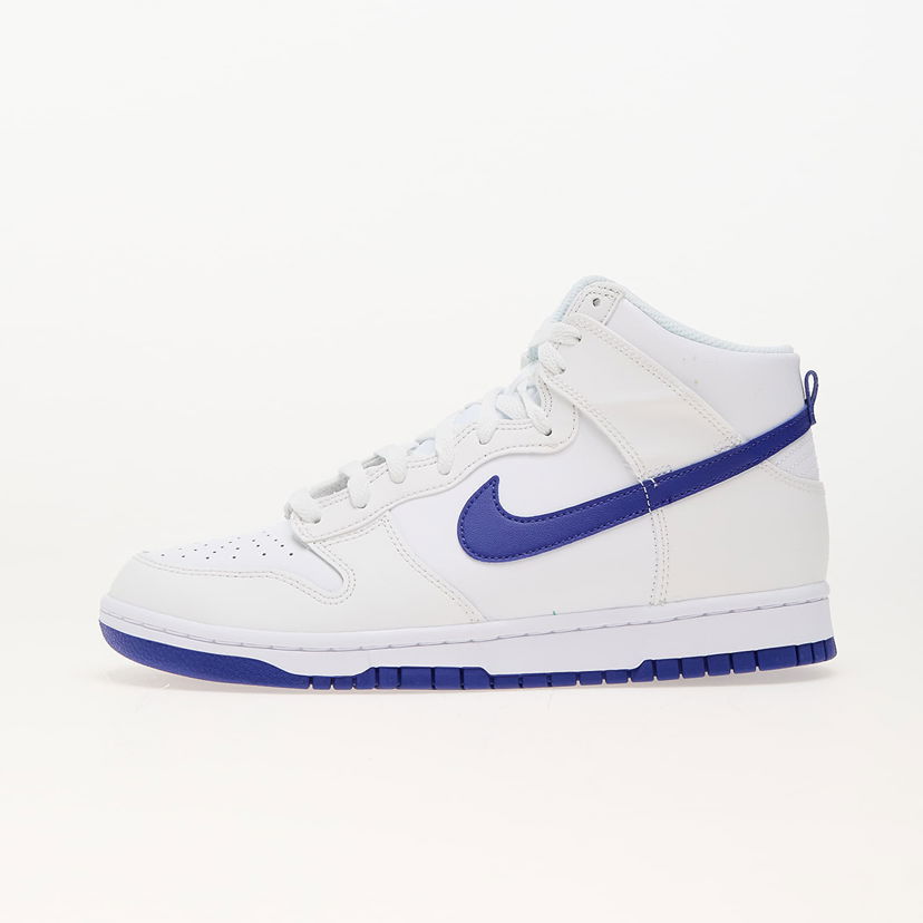 Кецове и обувки Nike Dunk Hi Retro White/ Concord-Summit White Бяло | DV0828-101