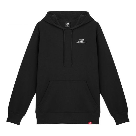 Суитчър New Balance Embroidered Logo Sports Pullover Hoodie Черно | AMT11550-BK, 0