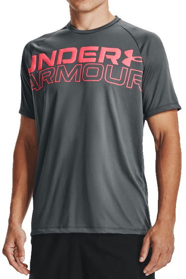 Тениска Under Armour Tee UA TECH 2.0 WORDMARK SS Сиво | 1361702-012, 0