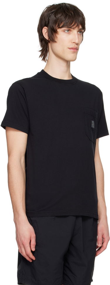 Тениска Stone Island Stone Island Organic Cotton Jersey Fissato T-Shirt Бяло | K1S15 2100219 S0057, 4