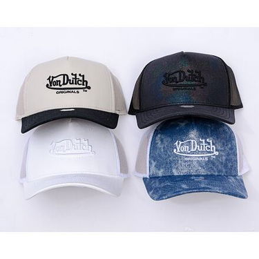 Шапка с козирка Von Dutch Von Dutch Newark Trucker Cap Бяло | VD-7030830, 7