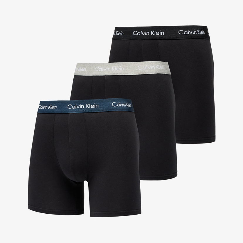 Боксерки CALVIN KLEIN Boxer Brief 3-Pack Black Черно | NB1770A QRI