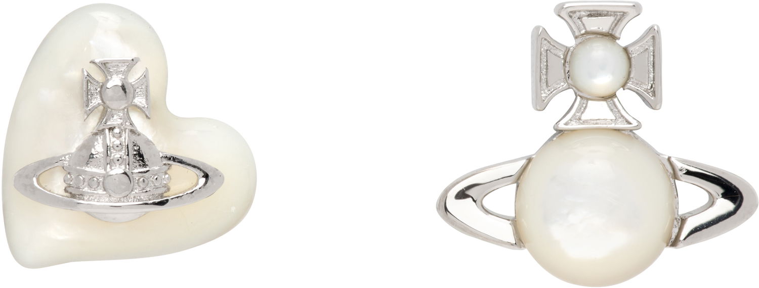 Обеци Vivienne Westwood Silver Thomasina Earrings Металик | 62010343-02P122-IM, 0