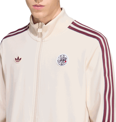 Яке adidas Originals Ajax Amsterdam Terrace Icons Track Top Бежово | jm7347, 3