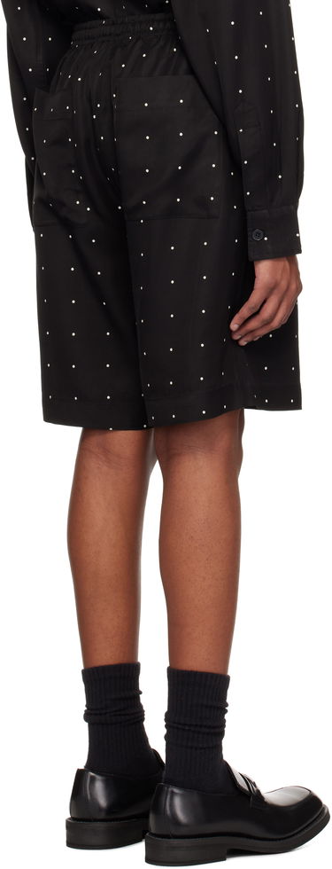 Къси панталони Róhe Dotted Elasticated Shorts Черно | 314-32-033, 2