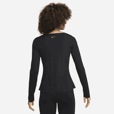 Тениска Nike Yoga Dri-FIT Luxe Top Черно | DQ6034-010, 1