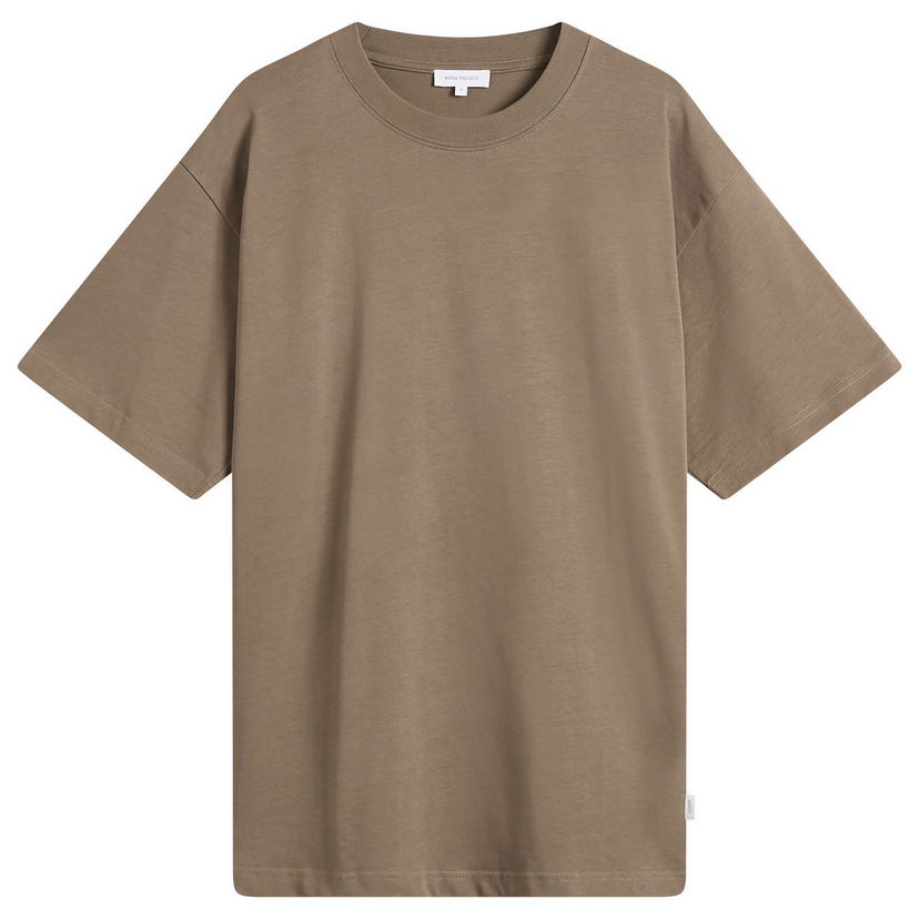Тениска NORSE PROJECTS Standard Heavy Loose T-shirt Кафяво | N01-0679-9023