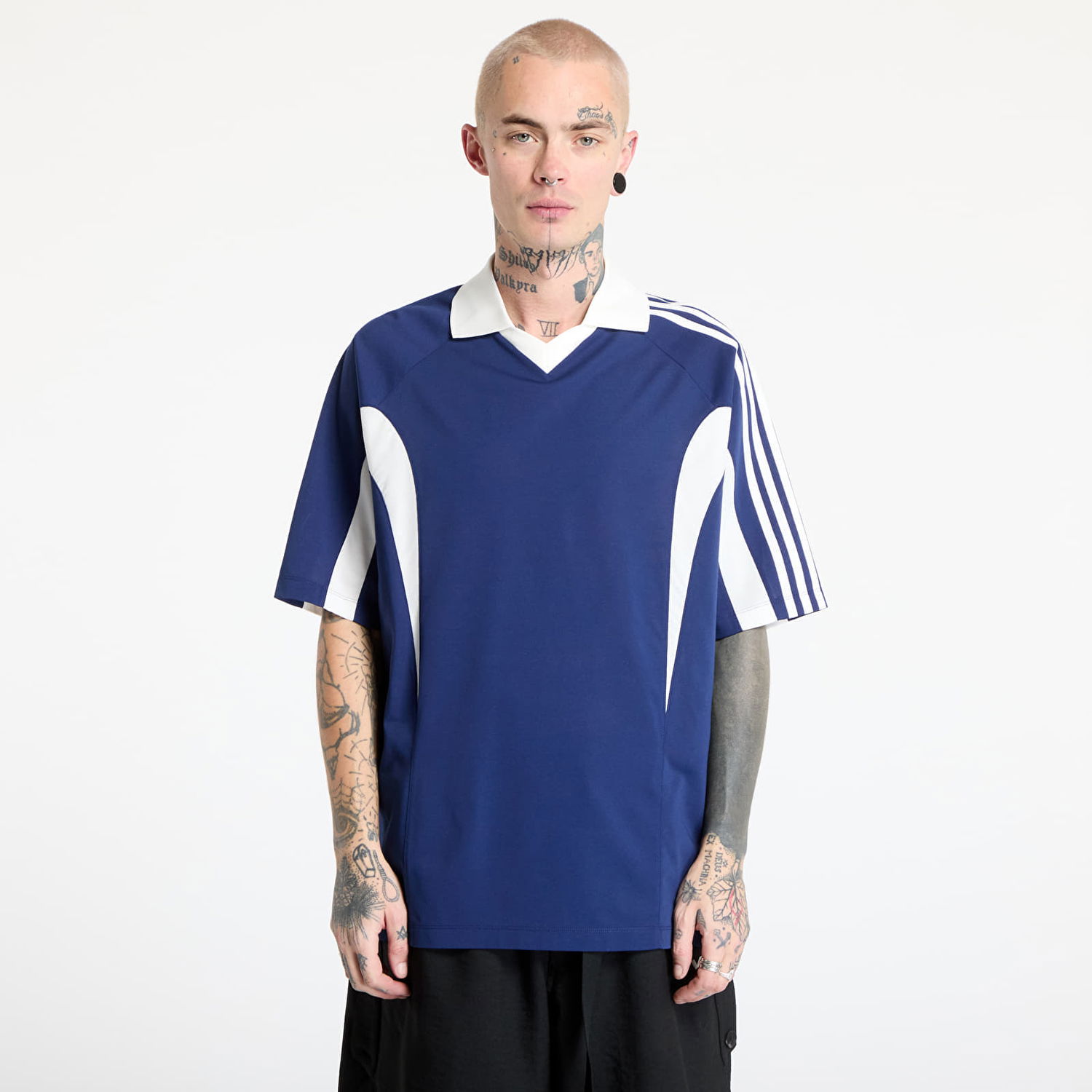 Поло тениска Y-3 Cut Line T-Shirt Синьо | JM8338, 0