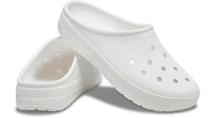 Кецове и обувки Crocs Classic Low Profile Clogs Бяло | 211139-100, 1