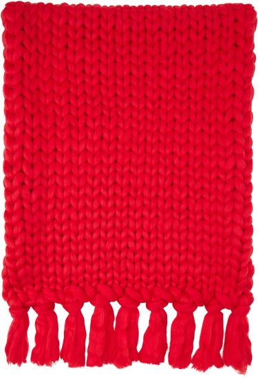 Шал Charles Jeffrey Loverboy Fringe Knitted Scarf Червено | 42160203, 1