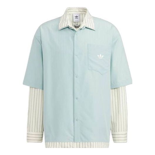 Риза adidas Originals adidas Originals x Umamiism Crossover Layered Woven Shirt Синьо | HR6446