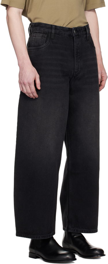 Дънки Studio Nicholson Studio Nicholson Paolo Wide Leg Jeans Черно | PAOLO SNM - 1023, 1