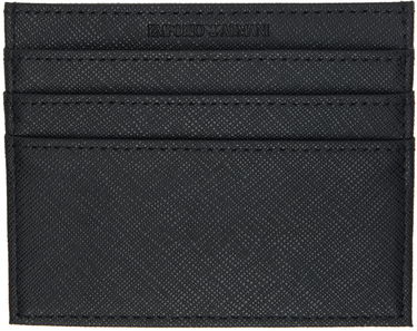 Портфейл Emporio Armani Regenerated Leather Card Holder Черно | Y4R173 Y138E, 1