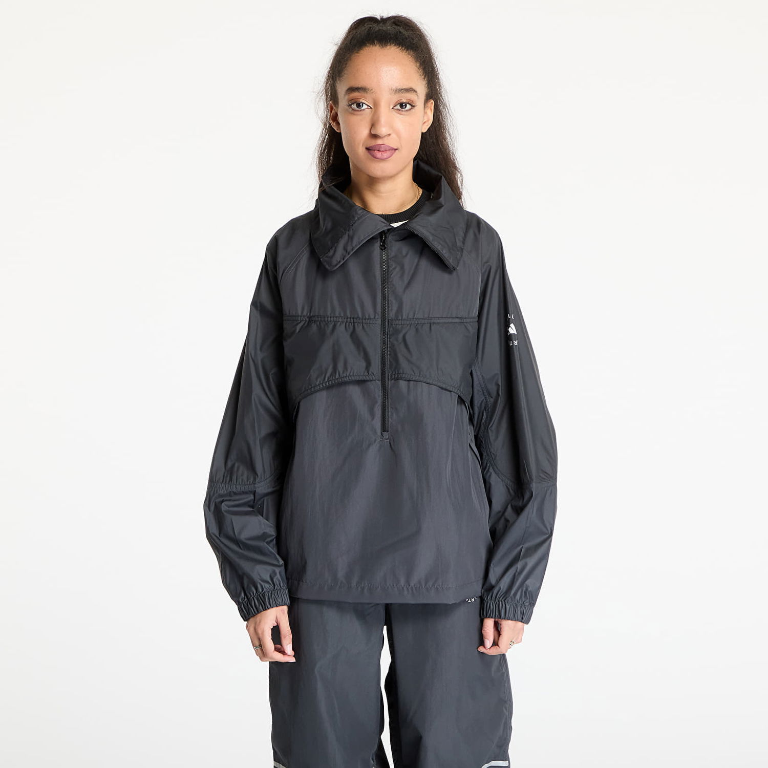 Ветровка adidas Performance adidas x Stella McCartney Pull-On Jacket Черно | JG1066, 0