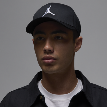 Шапка с козирка Jordan Jordan Rise Fitted Cap Черно | HJ0627-010, 2