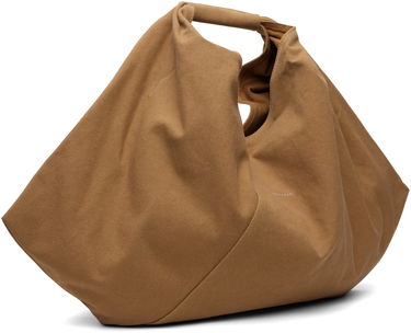 Голяма пазарска чанта Maison Margiela MM6 Maison Margiela Triangle Tote Bag Кафяво | SB5WC0019 P7254, 2