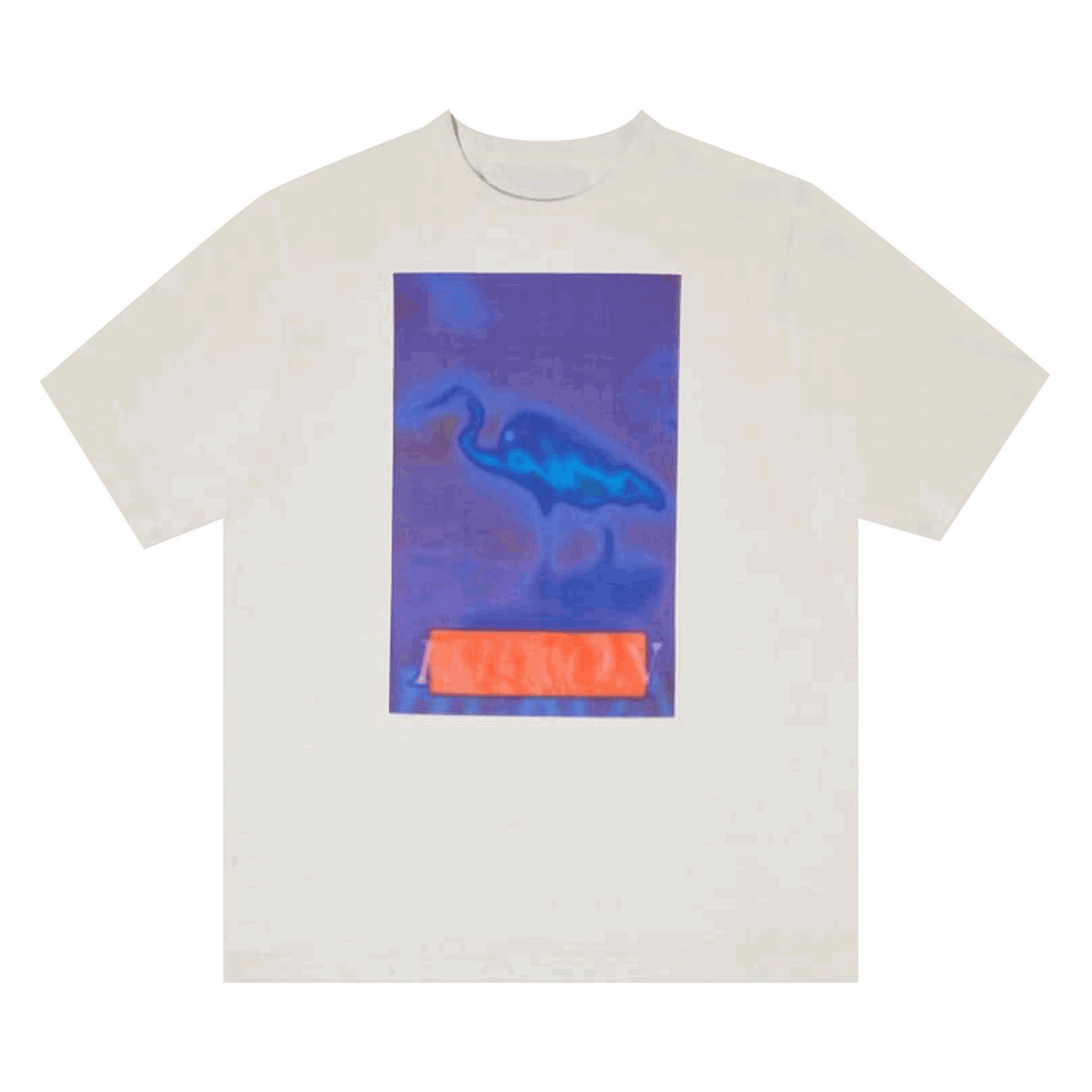 Тениска HERON PRESTON Heron Censored Short-Sleeve Tee Бяло | HMAA032F22JER0040146, 0