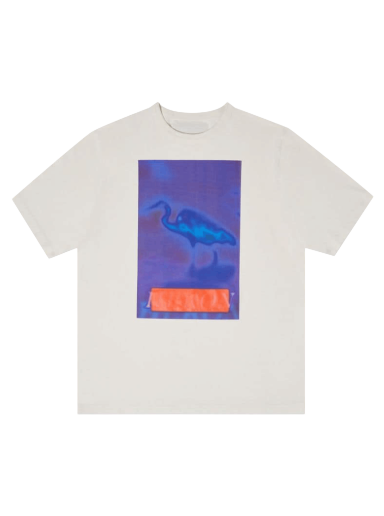 Тениска HERON PRESTON Heron Censored Short-Sleeve Tee Бяло | HMAA032F22JER0040146