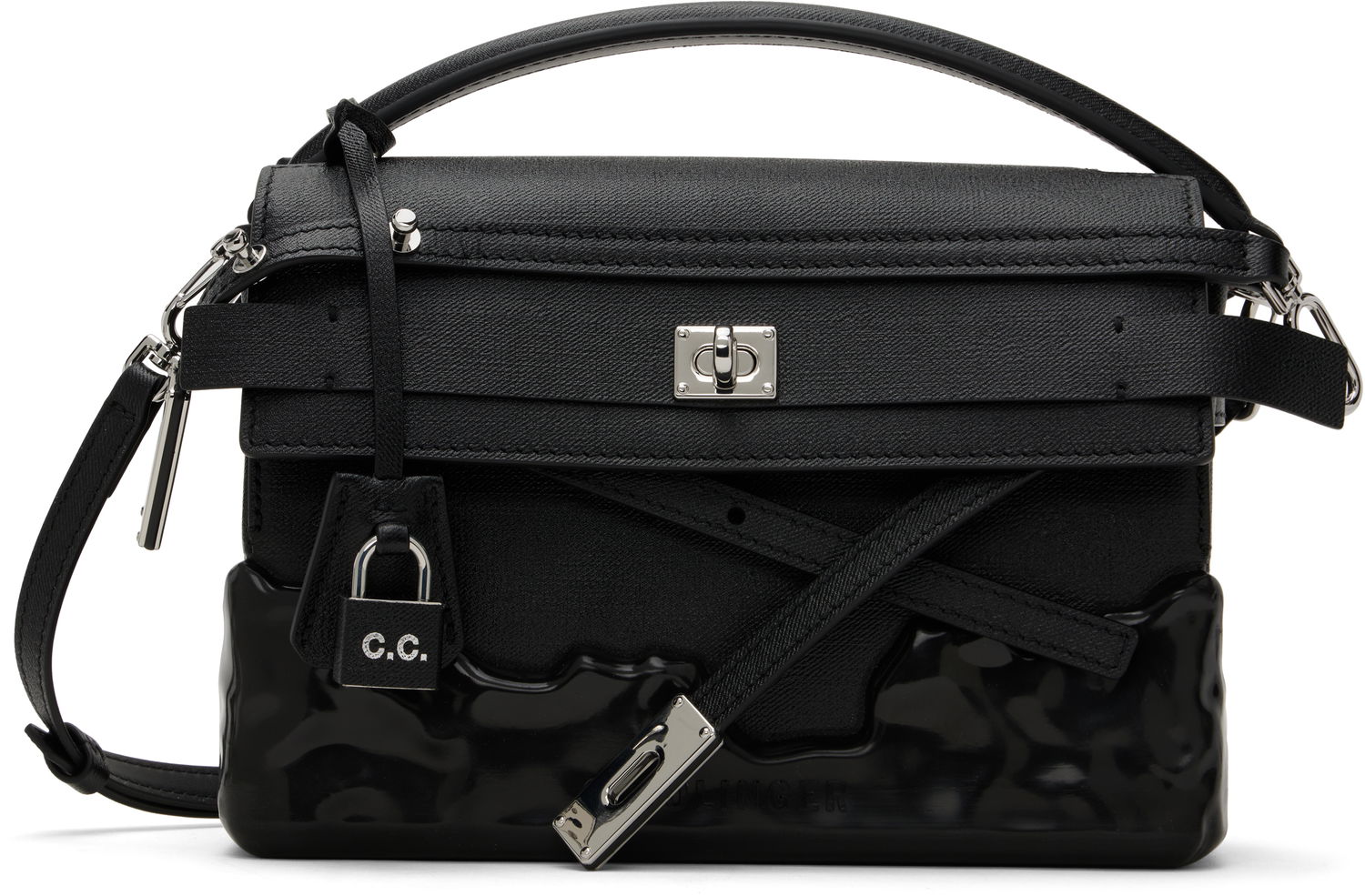 Дамска чанта Ottolinger Ottolinger ECCO.kollektive Edition Dip Kellie Soft Lagoon Bag Черно | 920010390000, 0