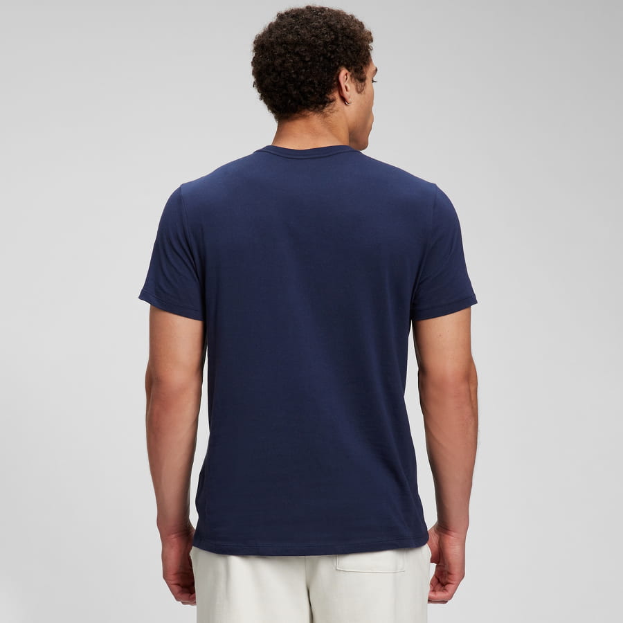 Тениска GAP Logo Original Arch Tee Тъмно синьо | 471777-09, 1