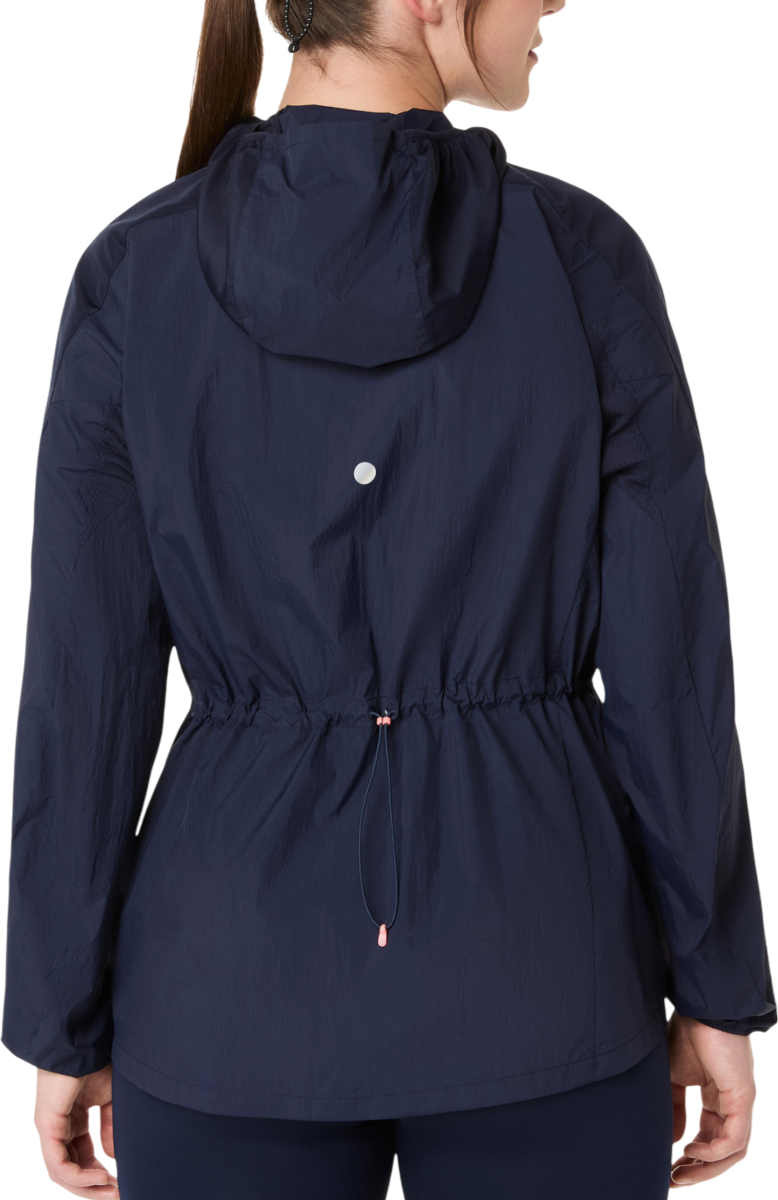 Ветровка Asics Hooded ROAD PACKABLE Full-Zip Jacket with Drawstring Waist Тъмно синьо | 2012d076-400, 1