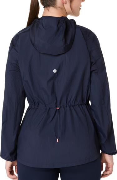 Ветровка Asics Hooded ROAD PACKABLE Full-Zip Jacket with Drawstring Waist Тъмно синьо | 2012d076-400, 1