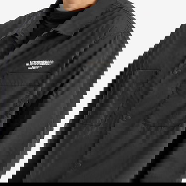 Риза Neighborhood Neighborhood Multifunctional Logo Shirt, Size Large Черно | 251TSNH-SHM06-BLK, 5