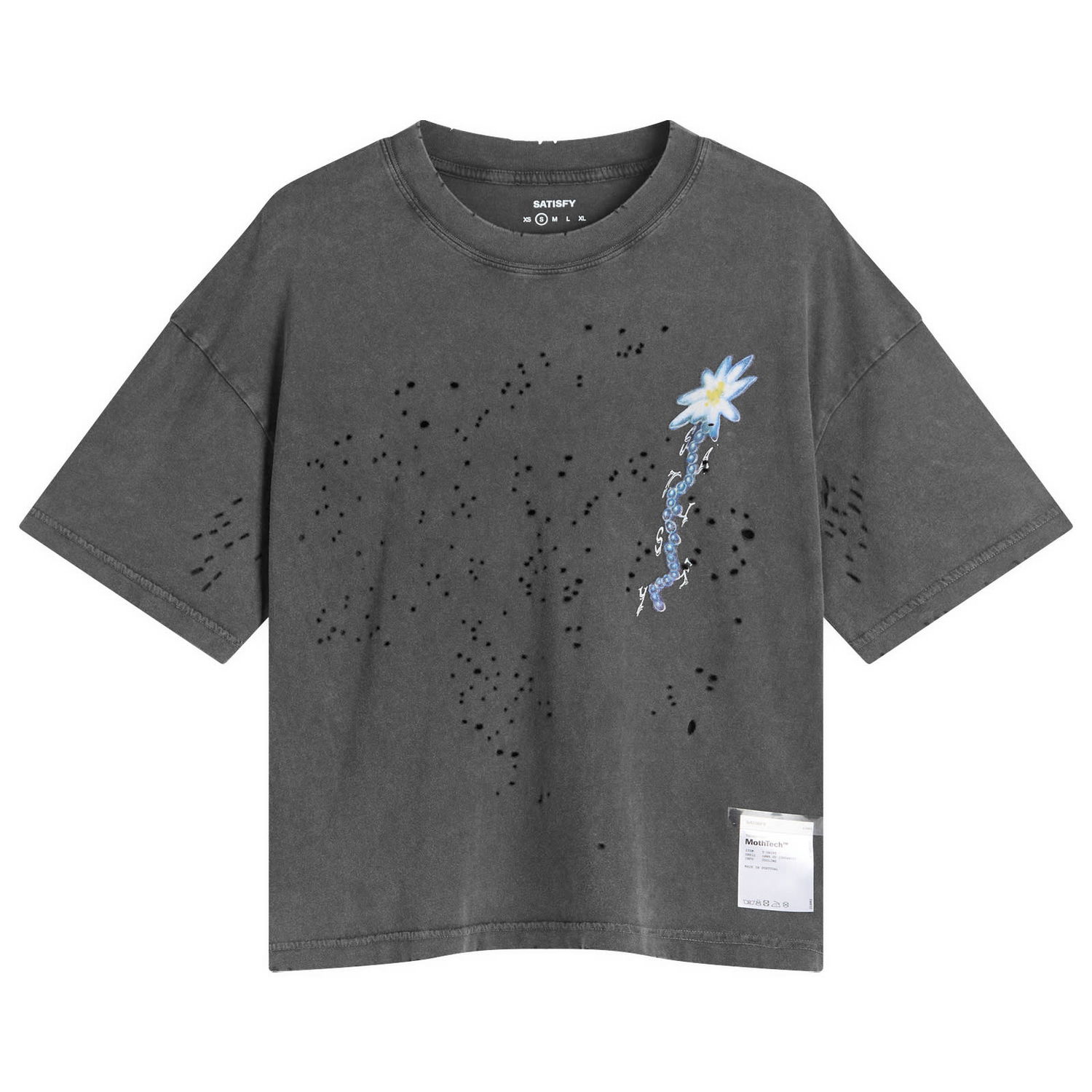 Тениска Satisfy MothTech T-Shirt Сиво | 21002-AB-EWS, 1