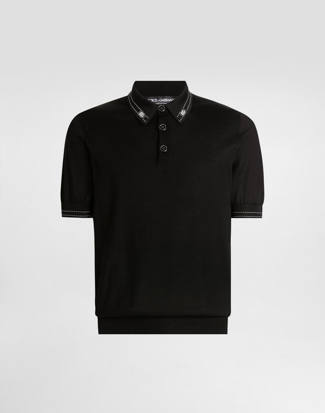 Silk Polo Shirt