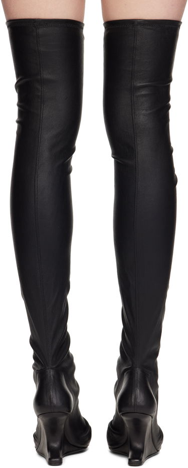 Чорапи Rick Owens Rick Owens Cantilever Tall Boots Черно | RP01E7801 LS, 1