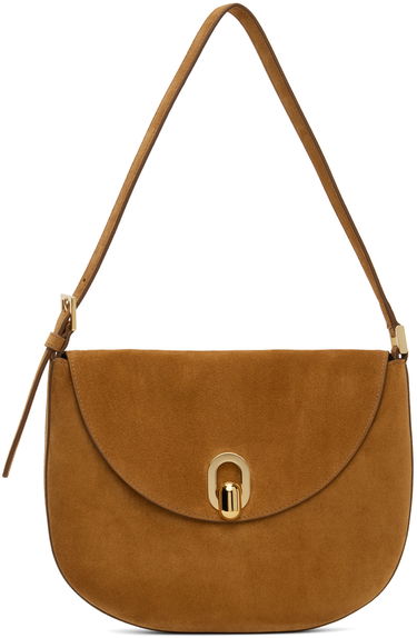 Дамска чанта Savette Tan Small Tondo Bag Кафяво | H-008-03-03, 0