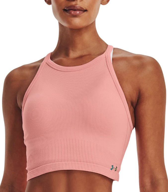 Съкратен топ Under Armour Rush Seamless Crop Top Розово | 1377597-603, 0