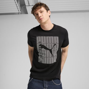 Тениска Puma Puma Wording Graphics T-Shirt Черно | 684825_01, 0