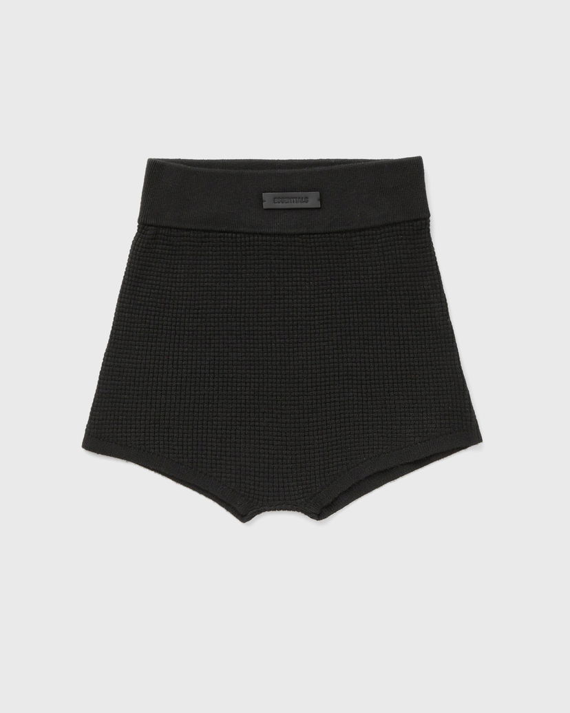 Къси панталони Fear of God Fear Of God Essentials Waffle Boy Shorts Черно | 192BT247250FW-001